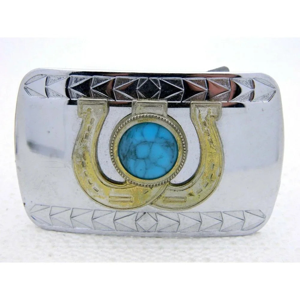 Mid Century Dual Tone Southwestern Faux Turquoise